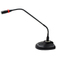 Microfone de mesa Gooseneck GM22 Com base