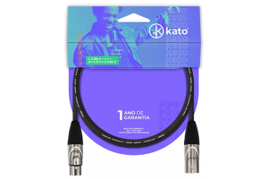 Cabo De Microfone Kato - Xlr / Xlr - 5 Metros