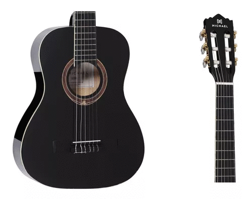 Violão Infantil Michael VM11E Preto