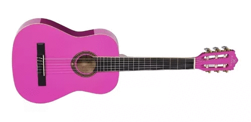 Violão Infantil Michael VM11E Rosa