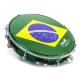 Pandeiro Torelli 10'' Abs Pele Bandeira do Brasil Tp350