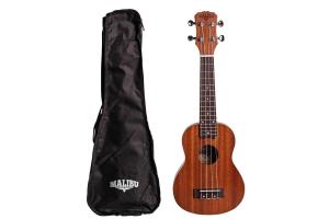 Ukulele Malibu Acústico Soprano 21 Natural Fosco com bag