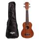 Ukulele Malibu Acústico Soprano 21 Natural Fosco com bag