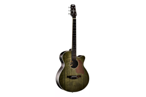 Violão Elétrico Malibu Everest Aço Artistico Vaaer Black Satin