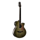 Violão Elétrico Malibu Everest Aço Artistico Vaaer Black Satin