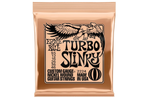 Encordoamento Guitarra Ernie ball 095 Hibrida Turbo Slinky