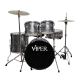 Bateria X Pro Viper 1320  Grey  Completa com Banco e Pratos