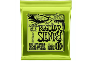 Encordoamento Ernie Ball Regular Slinky Guitarra 010 Nickel