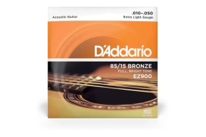 Encordoamento Violão Daddario Aço .010 Daddario Bronze 85/15 EZ900-B