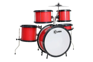 Bateria Infantil Luen Pop Vermelha