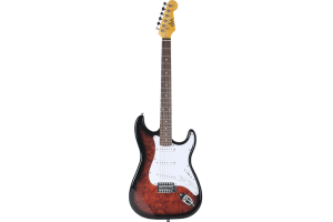 Guitarra Elétrica Strato Ewa EWR20 VRD