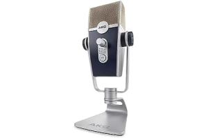 Microfone Condensador AKG Lyra C44 Ultra HD USB - Cinza